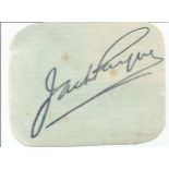 Jack Payne small signature piece. 22 August 1899, 4 December 1969 was a British dance music