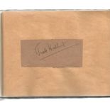 Autograph Album containing 20 autographs mainly entertainers including Stanley Lupino, Charles