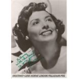 Lena Horne signed 6x5 vintage photo. Dedicated. June 30, 1917, May 9, 2010 was an American jazz