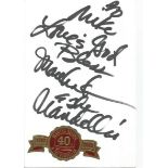 Martha Reeves singer signed 6 x 4 inch white card to Mike. Comes from a huge in person autograph