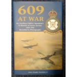 609 at War multisigned book by James Earnshaw. Signed on two Vector Fine Arts limited edition