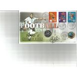 Sol Campbell signed Football 1998s greatest event coin FDC. Benham official cover. 1 franc coin
