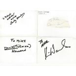 Tennis signed 6x4 white index card collection. 50+ cards. Dedicated to Mike or Michael. Some of