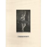 Margot Fonteyn small black and white photo, mounted to 12x8 size. Good Condition. All signed items