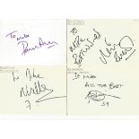 West Ham Utd Football signed 6x4 white index card collection. 30+ cards. Dedicated to Mike or