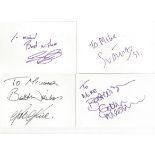 Arsenal FC Football signed 6x4 white index card collection. 40+ cards. Dedicated to Mike or Michael.