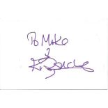 Kim Wilde signed 6x4 white card to Mike or Michael. Name and date written on each card. Comes from a