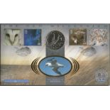 Above and Beyond, the world of Birds Coin FDC PNC. 1 crown Preserve Planet Earthcoin inset. 18/1/