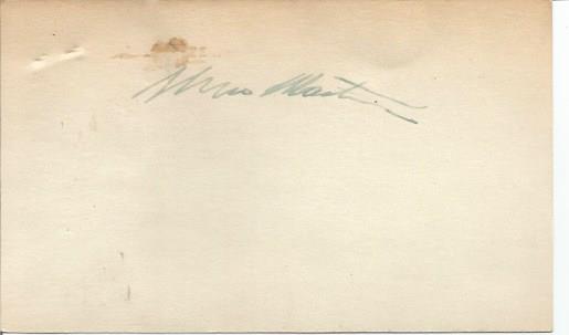 Nino Martini signed album page. 7 August 1902, Verona, Italy, 9 December 1976, Verona, Italy was