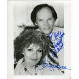 CLEO LAINE & JOHNNY DANKWORTH, 8x10 photo signed by Cleo Laine and Johnny Dankworth. Good Condition.