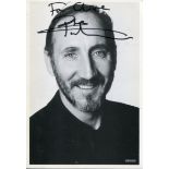 THE WHO, 6x4 inch photo signed by The Who musician Pete Townsend. Good Condition. All signed items