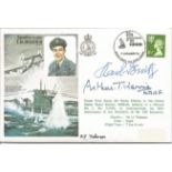 Karl Donitz Uboat commander WW2 and Arthur Harris Bomber command leader signed Sqn Ldr Terence