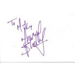 Feargal Sharkey signed 6x4 white card to Mike or Michael. Name and date written on each card.