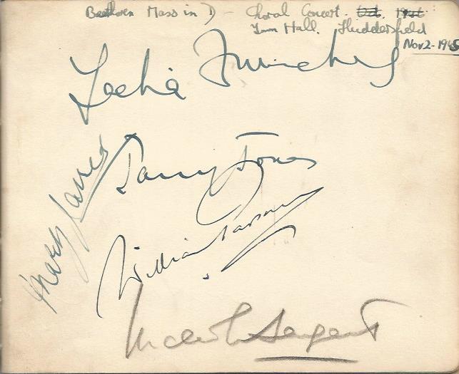 1930-40/s Opera and Musicians autograph book. 60 autographs. Signed by Ernest Armitage, Muriel Gale, - Image 4 of 5
