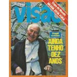 Marc Chagall autograph. The 12th July 1982 cover of the Brazilian newsmagazine featuring the Russian