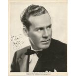 Jerry Cooper signed 10x8 sepia photo 30s 40s actor in films such as Hollywood Hotel 1937. Good