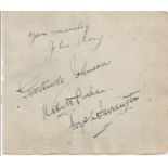 Gertrude Johnson signed album page. 13 September 1894, 28 March 1973 was an Australian coloratura