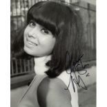 1960s POP STAR, 8x10 photo signed by sixties pop star and actress Ayshea Brough. Good Condition. All