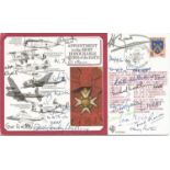 19 WW2 autographs on Order of the Bath medal winners signed RAF cover Appointment to the most