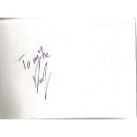Football Autograph book. 40+ autographs in nice black autograph book. 6 x 4 white pages with names
