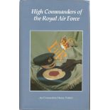 Commanders of the RAF book, with a complete set of the 22 flown and pilot signed covers inside.