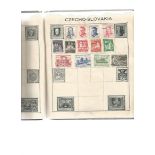 World used and mint stamp collection in Blue Welcome Illustrated stamp album. Approx. 90 used 30