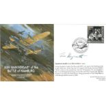 Battle of Hamburg WW2 RAF flown covers produced in 2003 to commemorate the 60th anniversary of the