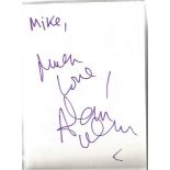 Actors Autograph book. 40+ autographs in nice black autograph book. 6 x 4 white pages with names