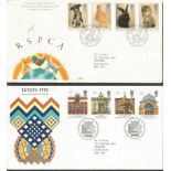 1977-1994 GB FDC collection. Neat typed addresses. Approx. 160 covers in 4 cover albums. Catalogue