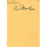 Bill Foulkes signed 6x4 yellow card. Dedicated to Mike/Michael. Comes from large in person