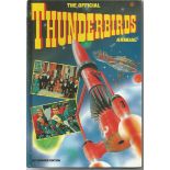 Multi-signed Thunderbirds annual 1993. Signed inside by Gerry Anderson, Sylvia Anderson, Charles Bud