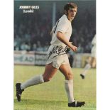 John Giles Col Poster Removed From A Book / Magazine Depicting Leeds United Playmaker John Giles