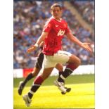 Chi Chi Hernandez signed 16x12 colour Man Utd football photo. Good Condition. All signed items