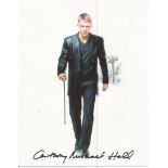 Anthony Michael Hall signed 10x8 colour photo. American actor, film producer, and director who