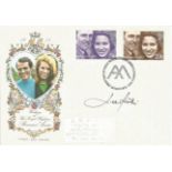 Lord Lichfield signed Princess Anne wedding FDC. 14/11/73 London SW1 FDI postmark. Neat typed