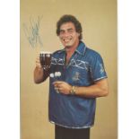 Darts signed collection. 2 colour photos individually signed by Bobby George and Tony Brown. Good