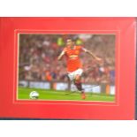 Angel Di Maria colour football photo mounted. Good Condition. All signed items come with our