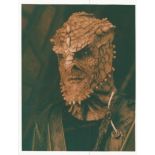 Bill Blair signed 10x8 colour photo of Jem Hadar in Star Trek. Good Condition. All signed items come