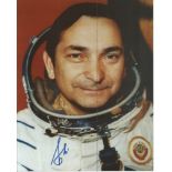 Valery Bykovsky Cosmonaut signed 10x8 colour space suit photo. Good Condition. All signed items come