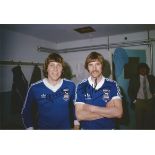 Arnold Muhren And Frans Thijssen Col, 12 X 8 Photo Depicting Ipswich Town s Dutch Pair Arnold Muhren