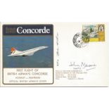 Kuwait, Bahrain British Airways Crew signed Concorde flown cover. Kuwait, Bahrain, 12 Feb. 1979,
