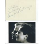 Margaret Rawlings signed autograph album page with 6 x 4 unsigned photo. Good Condition. All