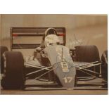 Gabriele Tarquini signed 6x4 colour photo. Italian racing driver. He participated in 78 Formula