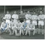 Mike Summerbee And Colin Bell B/W 8 X 6 Photo Depicting Manchester City Players Posing For