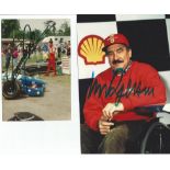 Clay Regazzoni signed 8x5 colour photo. 5 September 1939, 15 December 2006, commonly called Clay,