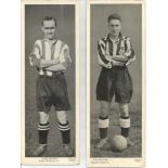 Vintage 10x3 b/w football photos. 12 photos UNSIGNED, includes Frank Baker, Thomas Miles Cheetham, E