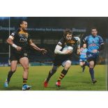 Elliot Daly Signed Wasps Rugby 8x12 Photo. Good Condition. All signed items come with our