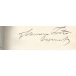 Solomon Foot signature piece. 1800s US Political Figure. Approx. size 4x1. November 19, 1802,