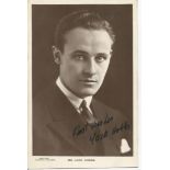 Jack Hobbs signed sepia postcard photo. 1893, 1968 was a British stage and film actor who appeared