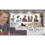 Sir Timothy Daunt signed HRH Prince William 18th Birthday celebration Coin Benham Official FDC
